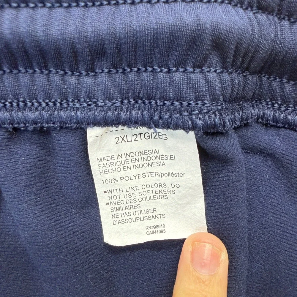Under Armour Pants Mens 2XL Navy Blue‎ Loose Fit Training Athletic